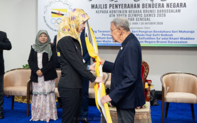 Majlis Penyerahan Bendera Negara Kepada Kontinjen Ke Sukan Belia Olimpik Ke-4, 2026.
